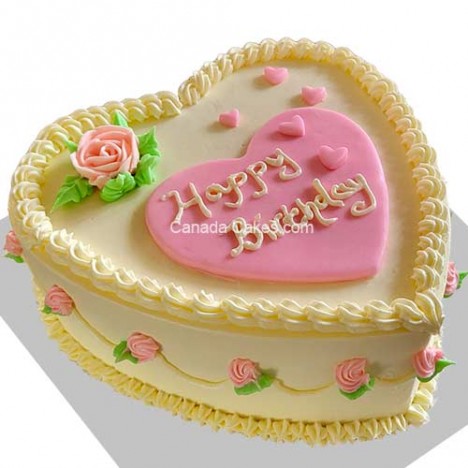 Little Heart Cream Cake