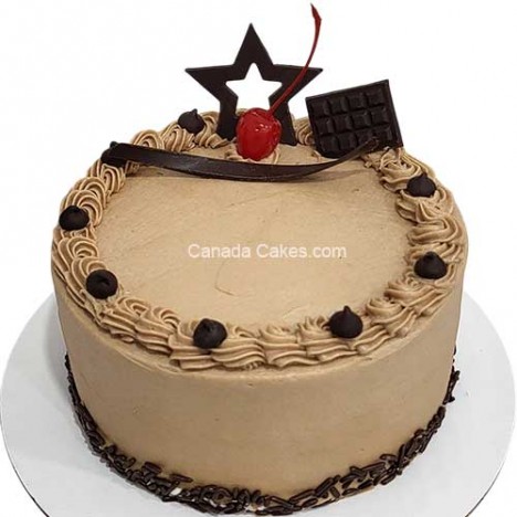 Star Toping Chocolate Cake