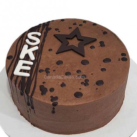 Drop Star Chocolate Cake
