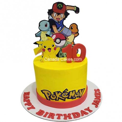 Pokemon Theme Cake