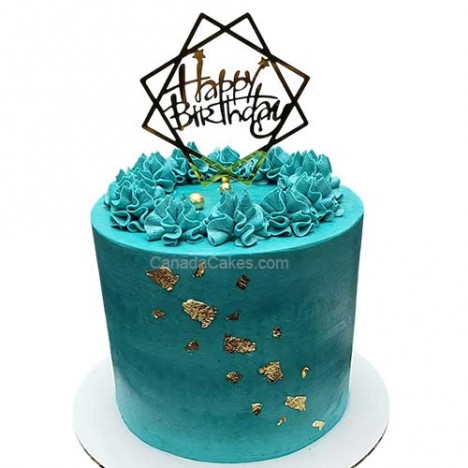 Green Top cream Cake