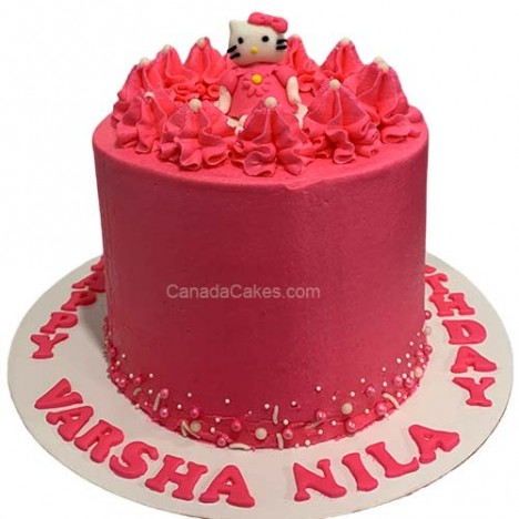 Kitty Pink Cream Cake