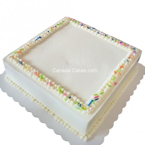 Color Border Cake Cake